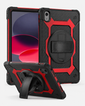 Red Rugged iPad A16 Case with Kickstand